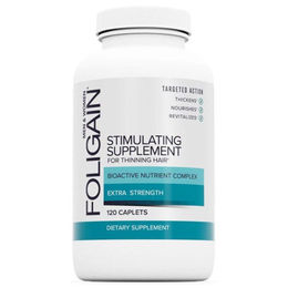 Foligain Biotin-Komplex Hair Growth Supplement Tabletten für Männer und Frauen 120 Stück – Bild 1 von 3