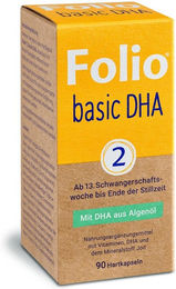 Folio 2 Basic DHA Hartkapseln für Schwangere und Stillende 90 Kapseln – Bild 1 von 1