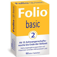 Produktbild von Folio 2 Basic Filmtabletten für Schwangere und Stillende