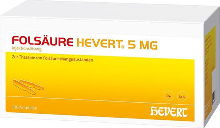 Folsäure Hevert 5 mg Ampullen – Bild 1 von 1
