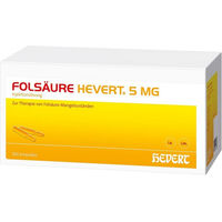 Produktbild von Folsäure Hevert 5 mg Ampullen