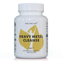 Produktbild von FOR LONG LIFE HMC Schwermetall Detox Pulver mit Chitin, Beta-Glucanen und Melanin
