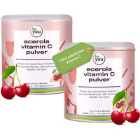 Produktbild von For You Acerola Vitamin C Pulver Doppelpack ohne Zusatzstoffe