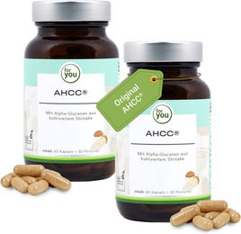 For You AHCC Doppelpack 1000 mg Kapseln – Bild 1 von 3