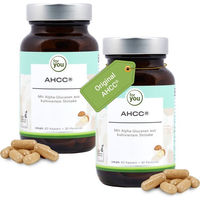 Produktbild von For You AHCC Doppelpack 1000 mg Kapseln
