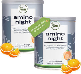 for you Amino Night Aminosäuren Pulver vegan laktosefrei und zuckerfrei – Bild 1 von 4