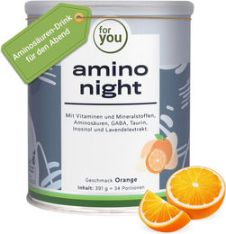 for you Amino Night Aminosäuren Pulver vegan laktosefrei und zuckerfrei – Bild 1 von 3