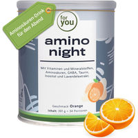 Produktbild von for you Amino Night Aminosäuren Pulver vegan laktosefrei und zuckerfrei