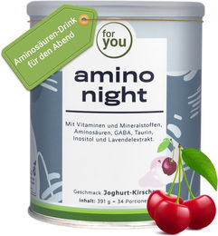 for you Amino Night Anti-Stress-Komplex Pulver vegan und laktosefrei – Bild 1 von 4