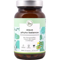 Produktbild von For You Aqua Phyto Balance Kräuter-Komplex vegane Kapseln laktosefrei und ohne Zusatzstoffe