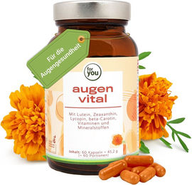 For You Augen Vital Vitamin-Kombination Kapseln 60 Stück – Bild 1 von 2