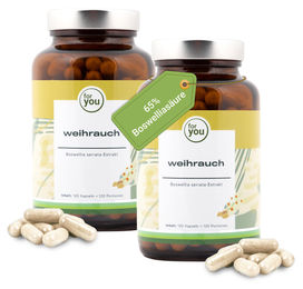 for you Boswellia Weihrauch Kapseln ohne Zusatzstoffe 240 Stück – Bild 1 von 4
