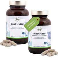 Produktbild von For You Brain Vital Kräuter-Komplex Kapseln Doppelpack 120 Stück