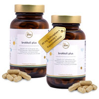 Produktbild von for you Brokkoli Plus Doppelpack 120 Kapseln mit Brokkoliextrakt ohne Zusatzstoffe