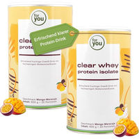 Produktbild von for you Clear Whey Protein Isolat Beeren-Mix Doppelpack zuckerfrei und glutenfrei Pulver