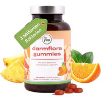 Produktbild von for you Darmflora Gummies Ananas-Orange vegan zuckerfrei ohne Gelatine 60 Stück