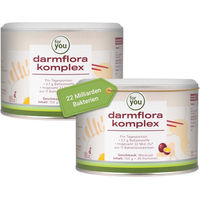 Produktbild von for you Darmflora Komplex Doppelpack Pulver laktosefrei zuckerfrei glutenfrei
