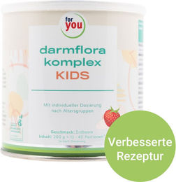 For You Darmflora Komplex Kids Pulver vegan glutenfrei und laktosefrei – Bild 1 von 2