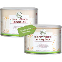 Produktbild von for you Darmflora Komplex Pulver Doppelpack laktosefrei zuckerfrei glutenfrei