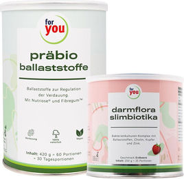 for you Darmflora Slimbiotika und Präbio Ballaststoffe Pulver Vegan – Bild 1 von 1