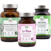 Produktbild von for you Detox Set mit Spirulina in Kapseln vegan laktosefrei und glutenfrei