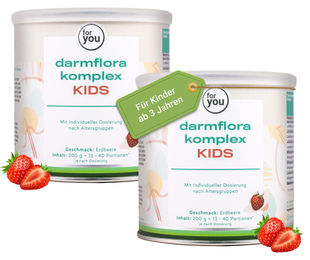 for you eHealth Darmflora Komplex Kids Pulver Doppelpack vegan glutenfrei laktosefrei zuckerfrei – Bild 1 von 1