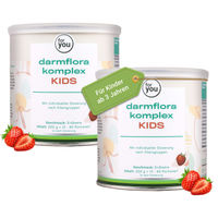 Produktbild von for you eHealth Darmflora Komplex Kids Pulver Doppelpack vegan glutenfrei laktosefrei zuckerfrei