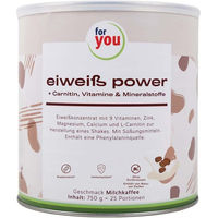 Produktbild von For you eHealth Eiweiß Power Pulver Milchkaffee 1000 g
