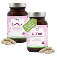 Produktbild von for you eHealth L-Tox Kapseln mit Cholin, 8 B-Vitaminen und Siliphos vegan 120 Kapseln
