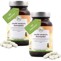 Produktbild von for you eHealth Multi Enzym Komplex mit DigeZyme vegan 120 Kapseln Doppelpack