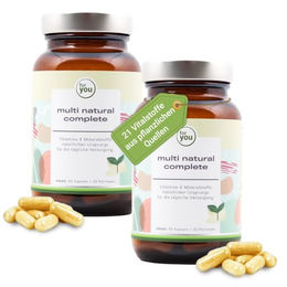 for you eHealth Multi Natural Complete aus Pflanzenextrakten vegan laktosefrei glutenfrei 180 Kapseln – Bild 1 von 4