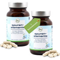 Produktbild von for you eHealth Spurenelemente Komplex Selen Jod Chrom Kupfer 120 Kapseln Doppelpack