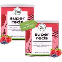 Produktbild von for you eHealth Super Reds Superfood-Mischung Pulver Vegan Zuckerfrei Doppelpack