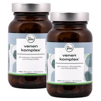 Produktbild von for you eHealth Venen Komplex Doppelpack 120 Kapseln vegan ohne Zusatzstoffe