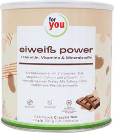 for you Eiweiß Power Pulver Schokolade 750 g – Bild 1 von 3