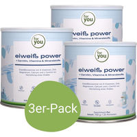 Produktbild von for you Eiweiß Power Pur Proteinpulver 3x 1000 g