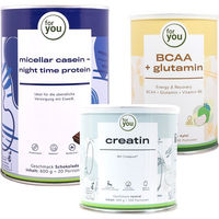Produktbild von For You Fitness Pulver vegan zuckerfrei und glutenfrei