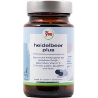 Produktbild von for you heidelbeer plus Kapseln vegan laktosefrei glutenfrei