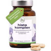 Produktbild von For You Hista Komplex Kapseln vegan glutenfrei ohne Zusatzstoffe 60 Stück