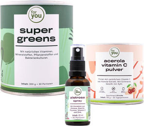 for you Immunsystem Set mit Superfood-Mischung als Spray, zuckerfrei und ohne Zusatzstoffe – Bild 1 von 2