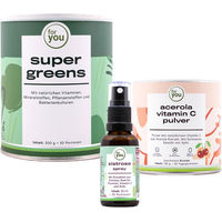Produktbild von for you Immunsystem Set mit Superfood-Mischung als Spray, zuckerfrei und ohne Zusatzstoffe