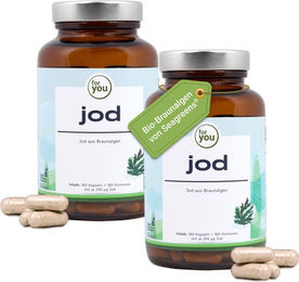 For You Jod Bio Kapseln mit Kelp Braunalge Doppelpack – Bild 1 von 2