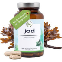 Produktbild von For You Jod Bio Kelp Braunalge Kapseln 180 Stück
