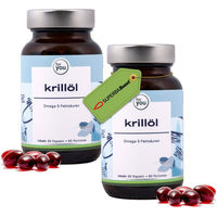 Produktbild von for you Krillöl Kapseln Doppelpack für Sportler 250 mg