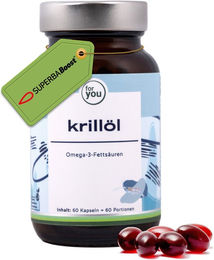 for you Krillöl Kapseln mit 250 mg pro Portion für Sportler 60 Stück – Bild 1 von 3