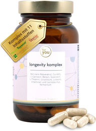 For You Longevity Komplex Kapseln vegan ohne Zusatzstoffe 60 Stück – Bild 1 von 4