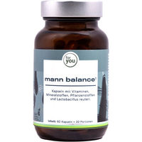 Produktbild von for you mann balance Kapseln für Männer bio ohne Gelatine und Zusatzstoffe