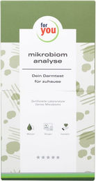 For You Mikrobiom Analyse Darmtest für zuhause zur Bestimmung der Mikrobiom-Vielfalt mit Laboranalyse – Bild 1 von 2