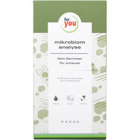 Produktbild von For You Mikrobiom Analyse Darmtest für zuhause zur Bestimmung der Mikrobiom-Vielfalt mit Laboranalyse