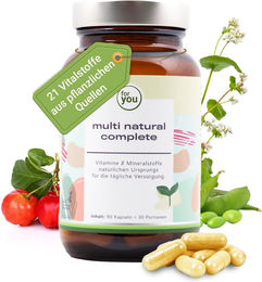 for you Multi Natural Complete Vegan Kapseln ohne Zusatzstoffe – Bild 1 von 3